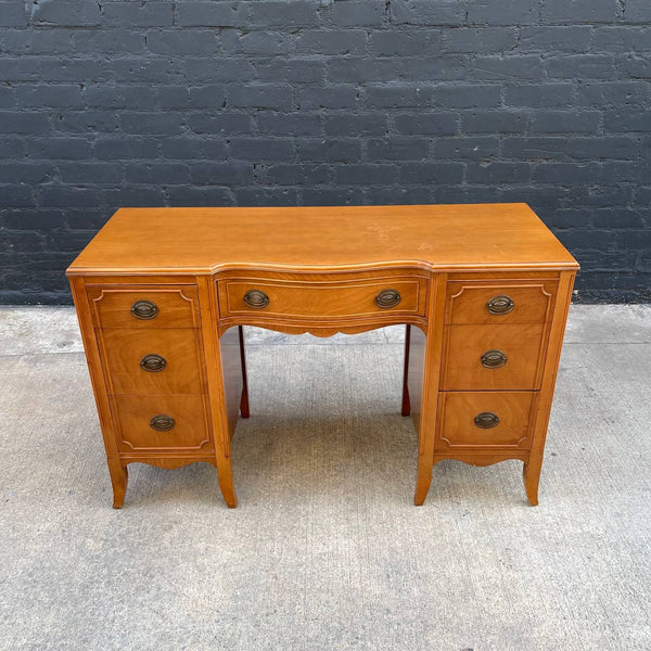 Antique Federal Style Desk with Brass Pulls, c.1950’s