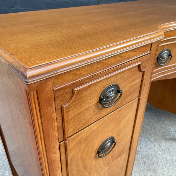 Antique Federal Style Desk with Brass Pulls, c.1950’s