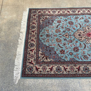Vintage Persian Style Wool Carpet Rug, c.1980’s