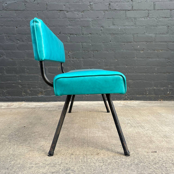 Mid-Century Modern Retro Iron Bench Love Seat Sofa, 1960’s