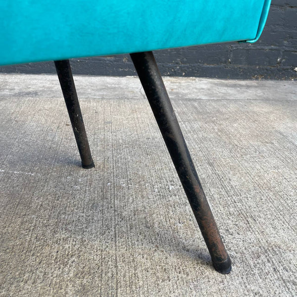 Mid-Century Modern Retro Iron Bench Love Seat Sofa, 1960’s