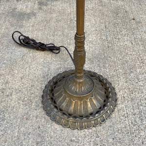 Antique Tiffany Style Floor Lamp with with Original Glass Shade, c.1940’s