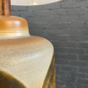 Mid-Century Modern Glazed Ceramic Table Lamp, c.1960’s