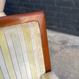 Mid-Century Modern Sculpted Walnut Lounge Chair, c.1960’s