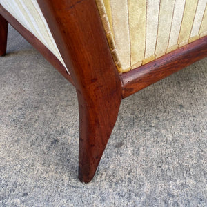 Mid-Century Modern Sculpted Walnut Lounge Chair, c.1960’s