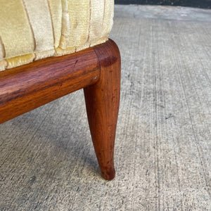 Mid-Century Modern Sculpted Walnut Lounge Chair, c.1960’s