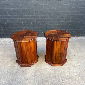 Pair of Vintage Mid-Century Modern Walnut Speakers by Aztec, c.1960’s