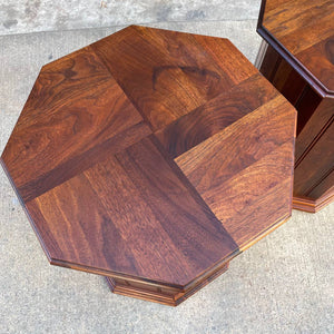 Pair of Vintage Mid-Century Modern Walnut Speakers by Aztec, c.1960’s