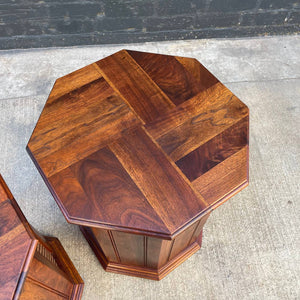 Pair of Vintage Mid-Century Modern Walnut Speakers by Aztec, c.1960’s