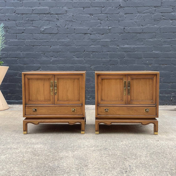 Pair of Vintage Mid-Century Modern Walnut Night Stands, c.1960’s