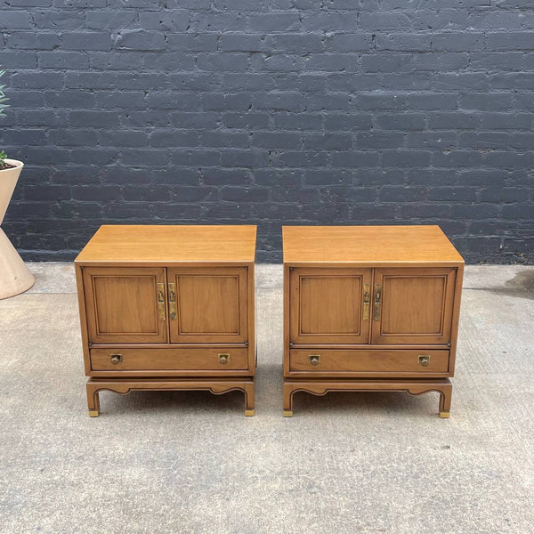 Pair of Vintage Mid-Century Modern Walnut Night Stands, c.1960’s