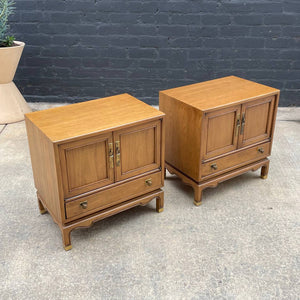 Pair of Vintage Mid-Century Modern Walnut Night Stands, c.1960’s