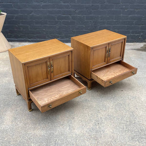 Pair of Vintage Mid-Century Modern Walnut Night Stands, c.1960’s