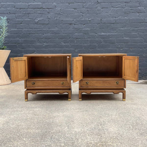 Pair of Vintage Mid-Century Modern Walnut Night Stands, c.1960’s