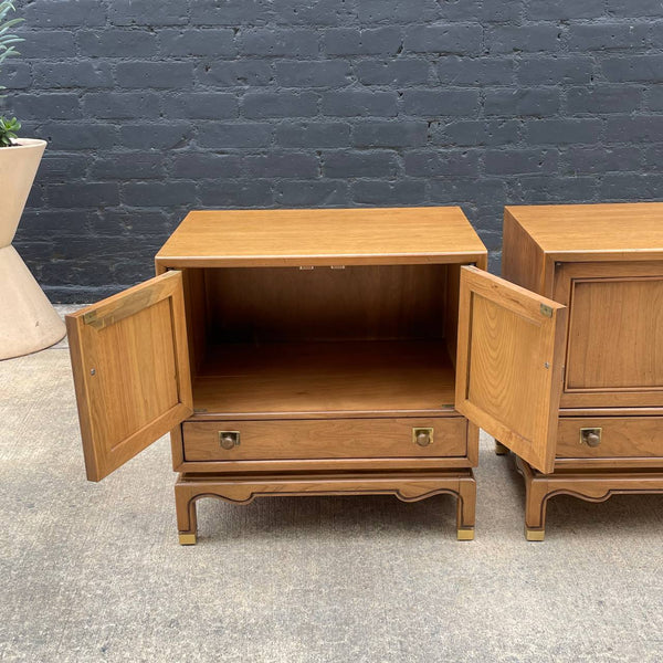 Pair of Vintage Mid-Century Modern Walnut Night Stands, c.1960’s