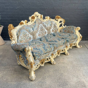 Antique Italian Wood Carved Sofa by Fratelli Radice, c.1960’s