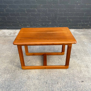 Danish Modern Solid Teak Side Table, 1960’s