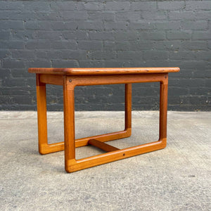 Danish Modern Solid Teak Side Table, 1960’s