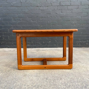 Danish Modern Solid Teak Side Table, 1960’s