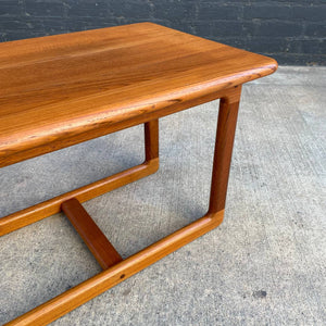 Danish Modern Solid Teak Side Table, 1960’s