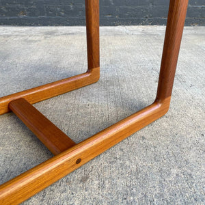 Danish Modern Solid Teak Side Table, 1960’s