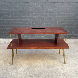 Vintage Retro Mid-Century Modern Display Shelf with Planter by Lane, c.1960’s