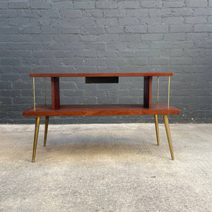 Vintage Retro Mid-Century Modern Display Shelf with Planter by Lane, c.1960’s