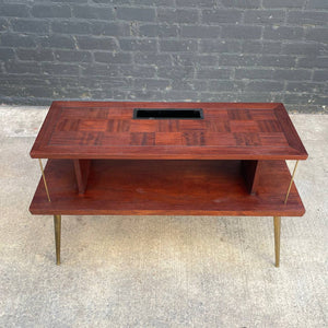Vintage Retro Mid-Century Modern Display Shelf with Planter by Lane, c.1960’s
