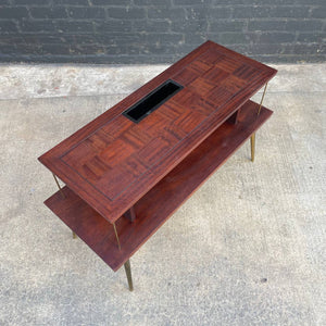 Vintage Retro Mid-Century Modern Display Shelf with Planter by Lane, c.1960’s