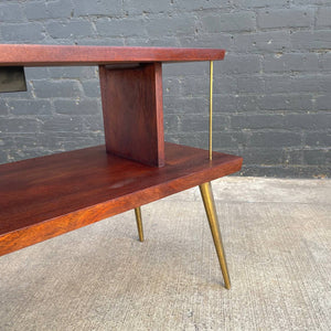 Vintage Retro Mid-Century Modern Display Shelf with Planter by Lane, c.1960’s