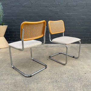 Mid-Century Modern Chrome & Wicker Dining Set, c.1970’s