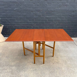 Mid-Century Modern Teak & Oak Dining Table, c.1950’s