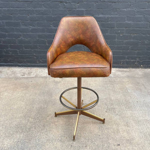 Mid-Century Modern Swiveling Bar Stools, c.1960’s
