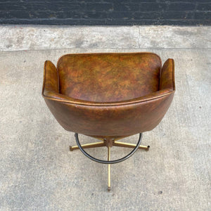 Mid-Century Modern Swiveling Bar Stools, c.1960’s