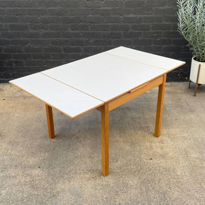 Mid-Century Modern Expanding Draw-Leaf Dining Table Set with 4 Chairs, c.1960’s