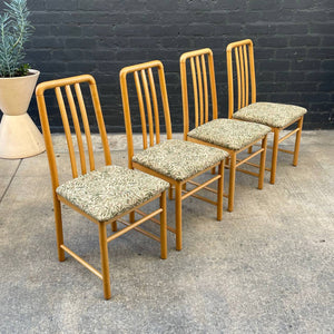 Mid-Century Modern Expanding Draw-Leaf Dining Table Set with 4 Chairs, c.1960’s