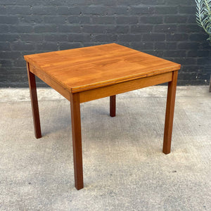 Vintage Danish Modern Expanding Teak Draw-Leaf Dining Table, c.1960’s