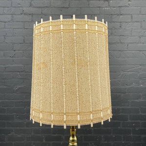 Vintage Mid-Century Modern Monumental Polished Brass Floor Lamp, c.1960’s