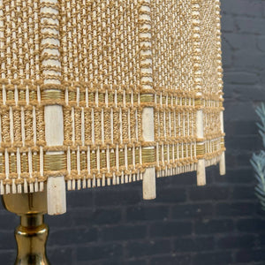 Vintage Mid-Century Modern Monumental Polished Brass Floor Lamp, c.1960’s