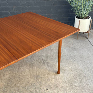 Vintage Mid-Century Modern Walnut Dining Table, c.1960’s