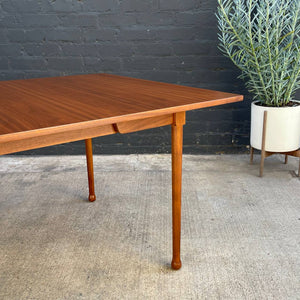 Vintage Mid-Century Modern Walnut Dining Table, c.1960’s