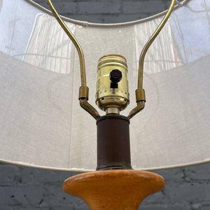 Vintage Mid-Century Modern Glazed Ceramic Table Lamps, c.1960’s