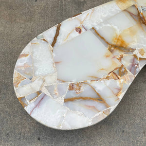 Mid-Century Modern Kidney Style Stone Coffee Table, c.1960’s