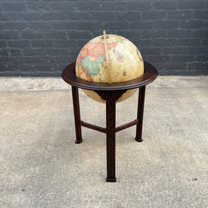 Antique Free Standing Mahogany Globe, c.1960’s