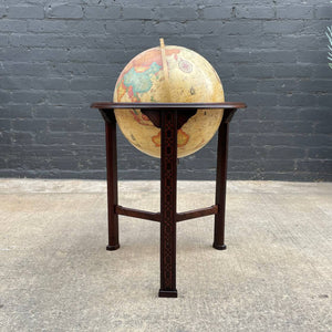 Antique Free Standing Mahogany Globe, c.1960’s