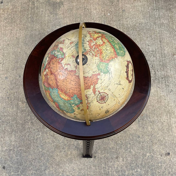 Antique Free Standing Mahogany Globe, c.1960’s