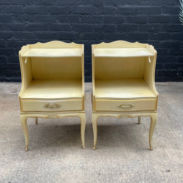 Pair of Vintage French Provincial Night Stands, c.1980’s