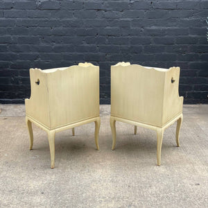Pair of Vintage French Provincial Night Stands, c.1980’s