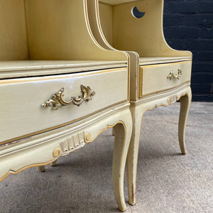 Pair of Vintage French Provincial Night Stands, c.1980’s
