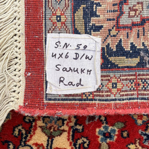 Vintage Persian Wool Carpet Rug